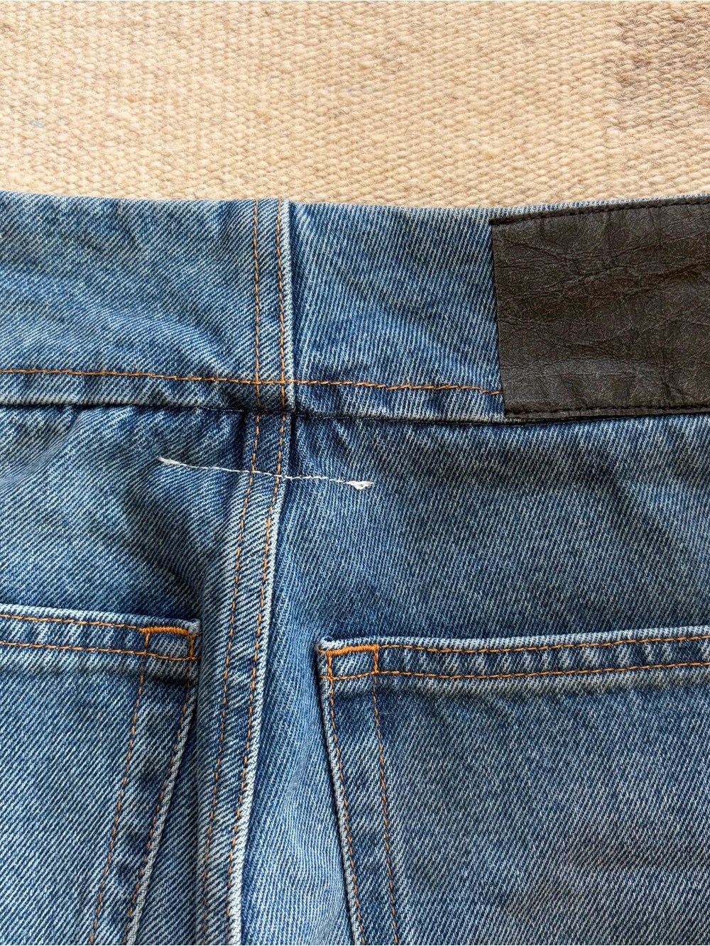 MM6 Maison Margiela Blue Button Jeans - Picture 11 of 13